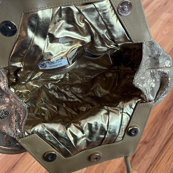 VINTAGE 1970’s BRACCIALINI/ BONWIT TELLER gold shoulder bag - Picture 6 of 8